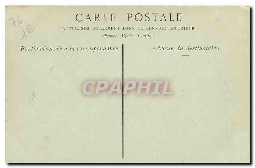 CPA Rouen interieur de la Cour d'Assises  — Verso