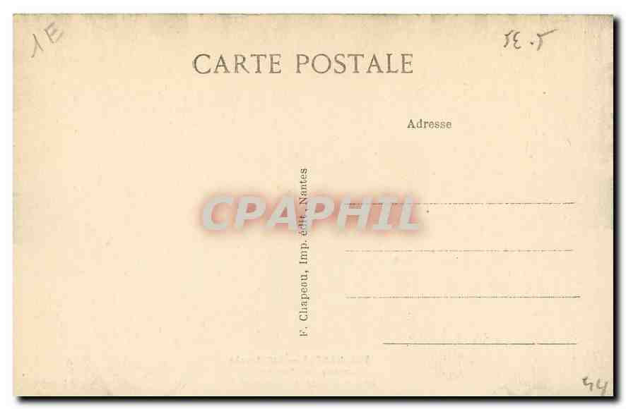 CPA Nantes Cathedrale Tombeau de Francois II Duc de Bretagne Core Ouest  — Verso