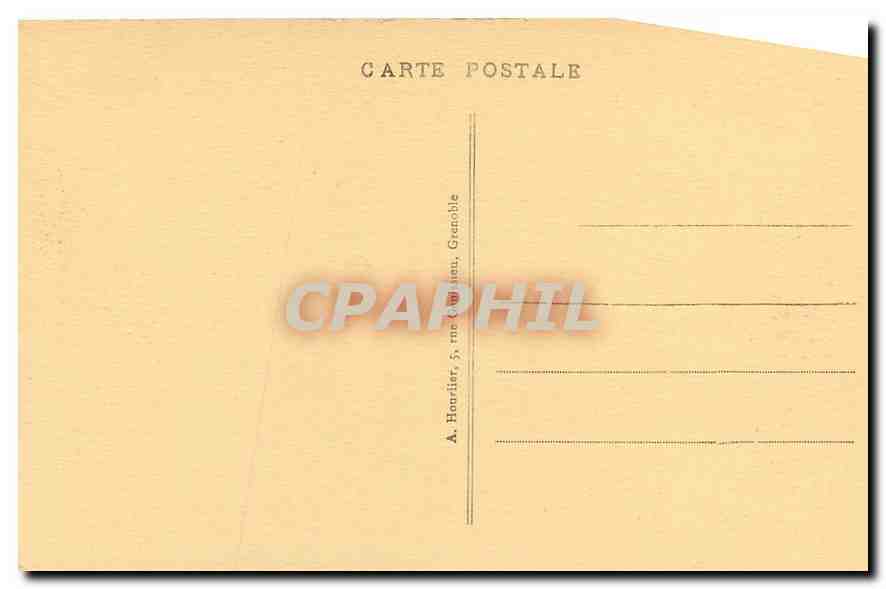 CPA Environs de la Grave Chapelle des Terrasses et la Meije  — Rückseite