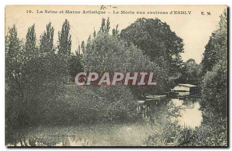 CPA La Seine et Marne Artistique le morin aux environs d'Esbly 