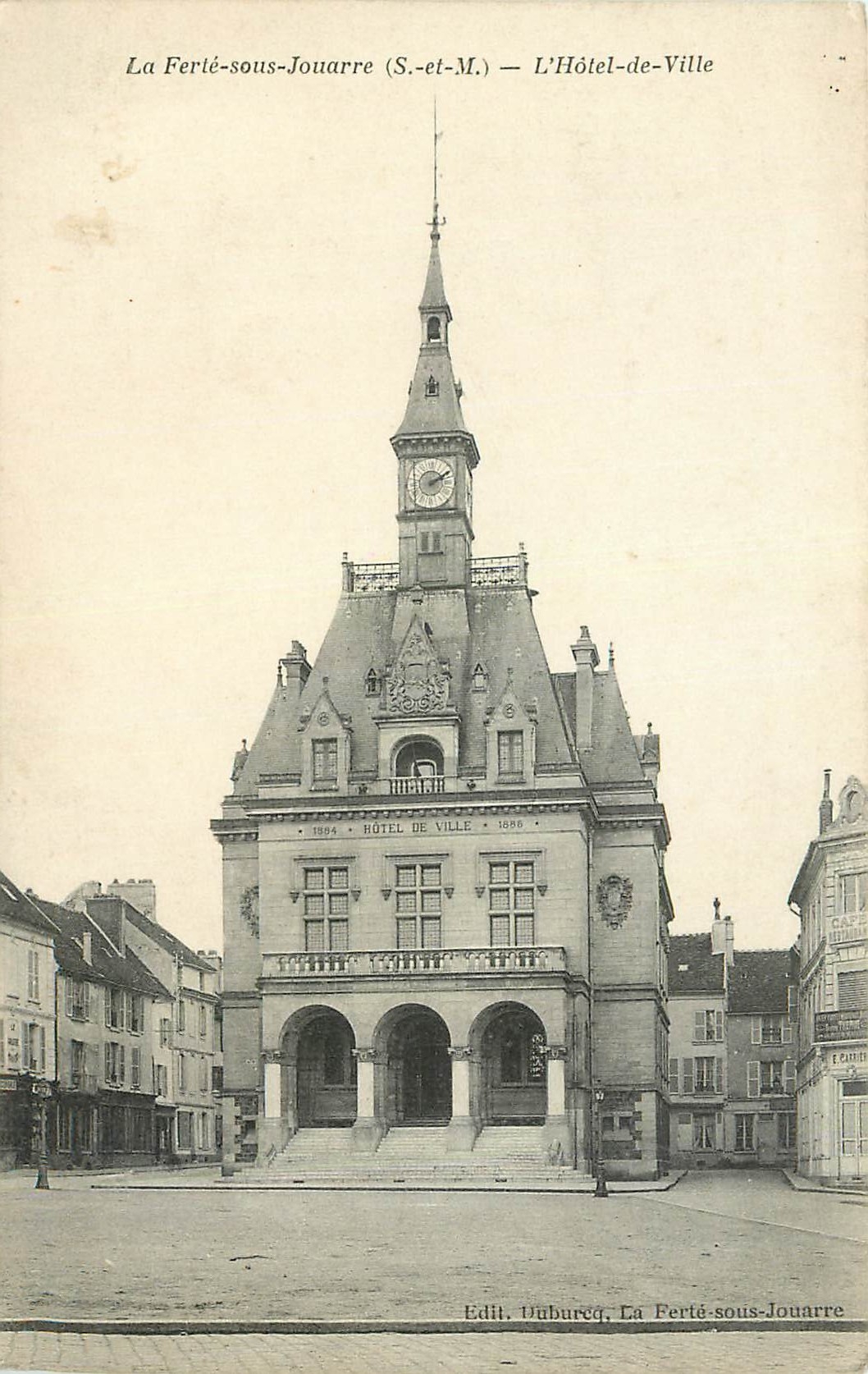 CPA La Ferte sous Jouarre S et M l'Hotel de Ville 