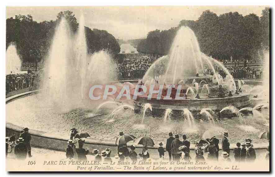 CPA Parc de Versailles Le Bassins de Latone de Grandes Eaux 