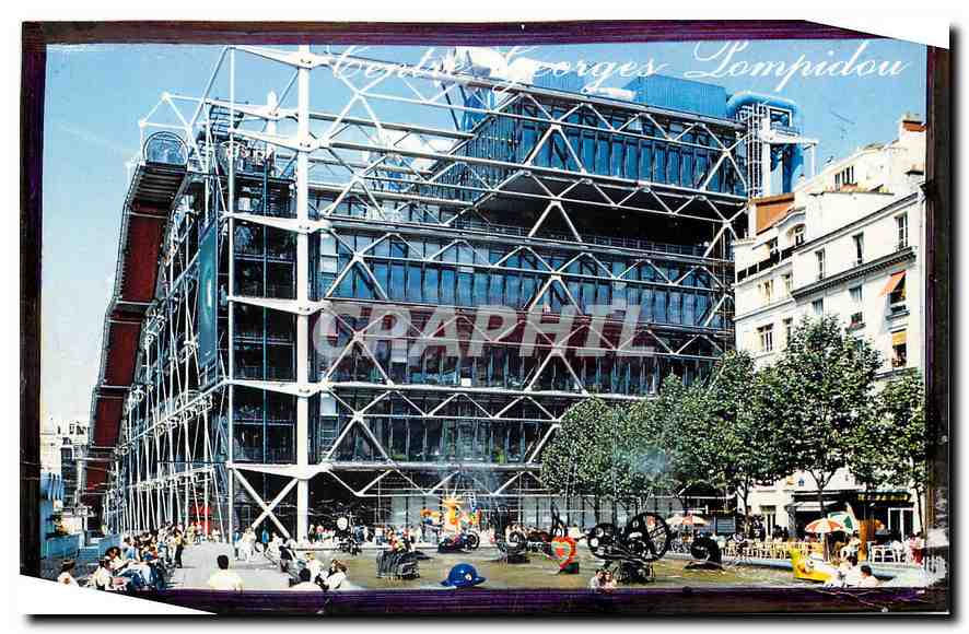 CPM Centre National d'Art de Culture Georges Pompidou Paris