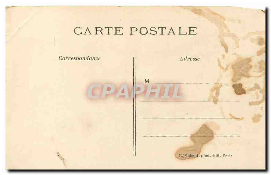 CPA Ville d'Avray Autour des Lacs La Cabane Corot  Moutons — Rückseite