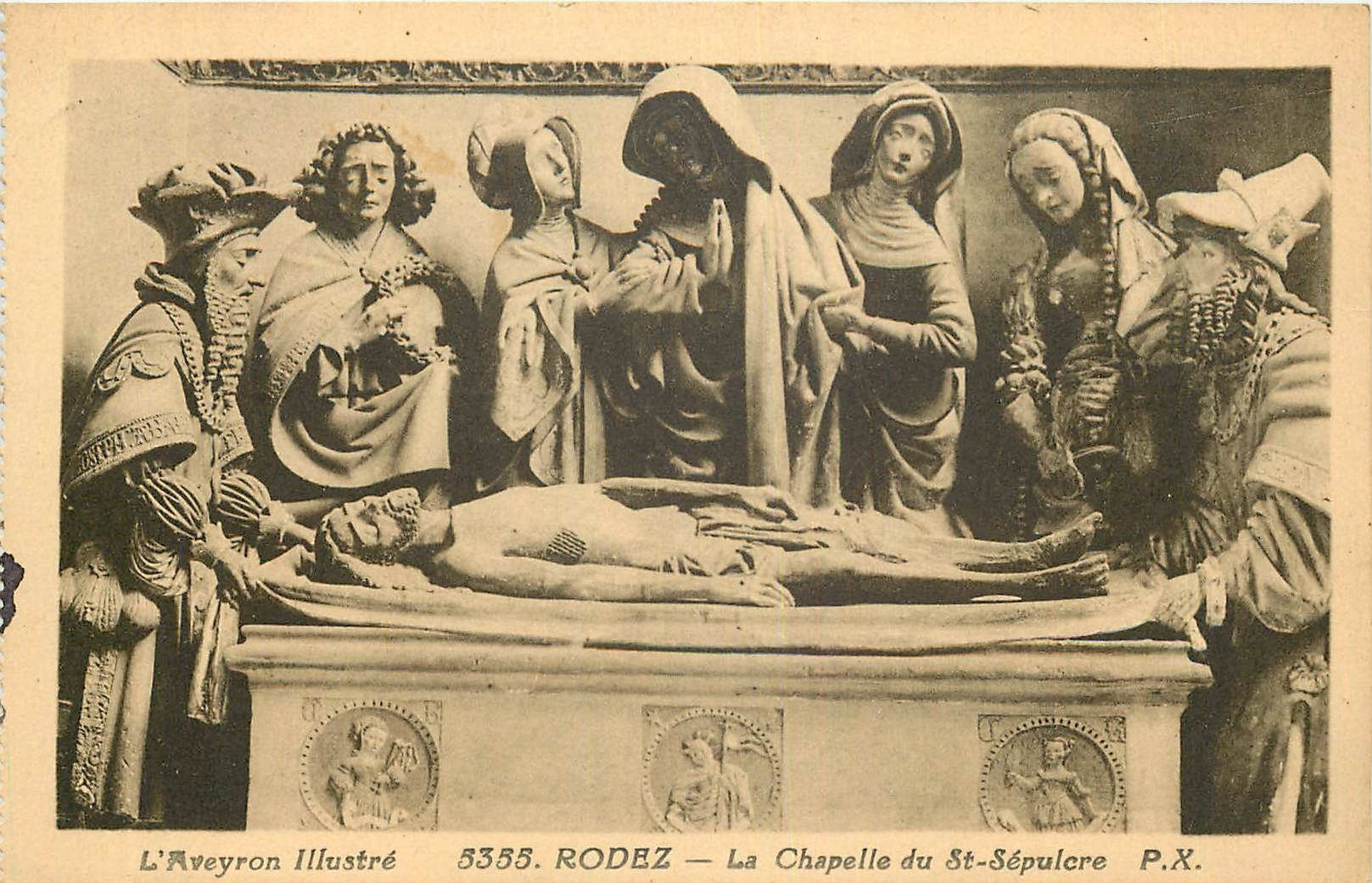 CPA l'Aveyron Iluustre Rodez La Chapelle du St Sepulere 