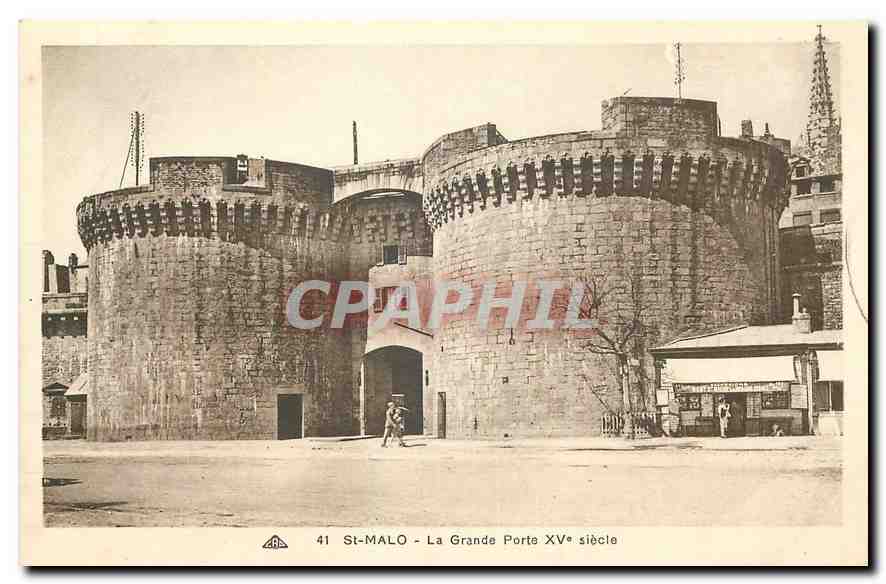 St-Malo - La Grande Porte del XV secolo — editore ARA, n° 41