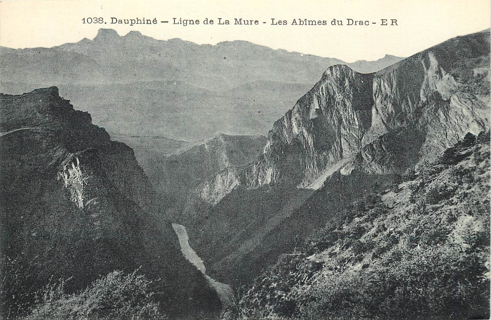 CPA Dauphine Ligne de la Mure Le Abimes du Drac 