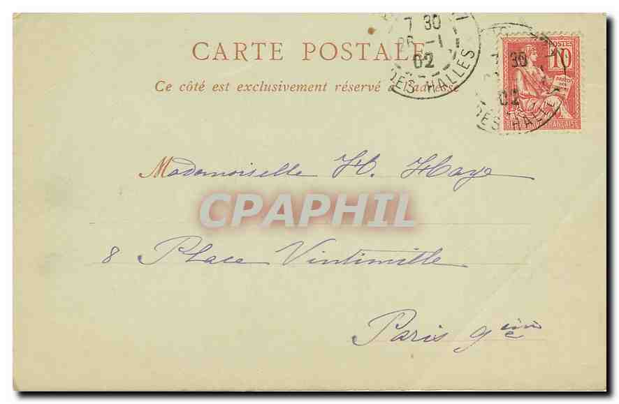 CPA Chartreuse Le Pont St Bruno  — Verso