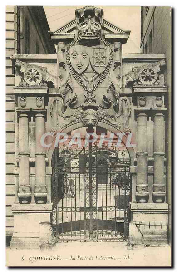 CPA Compiegne La Porte de l'Arsenal 