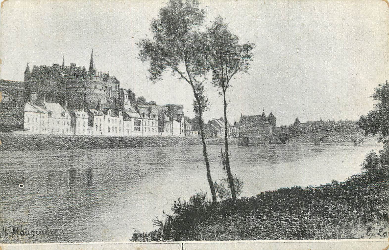 CPA Villandry I et L Le Chateau Facade Sud Ouest 