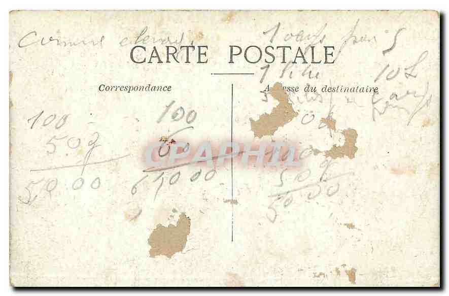 CPA Villandry I et L Le Chateau Facade Sud Ouest  — Rückseite