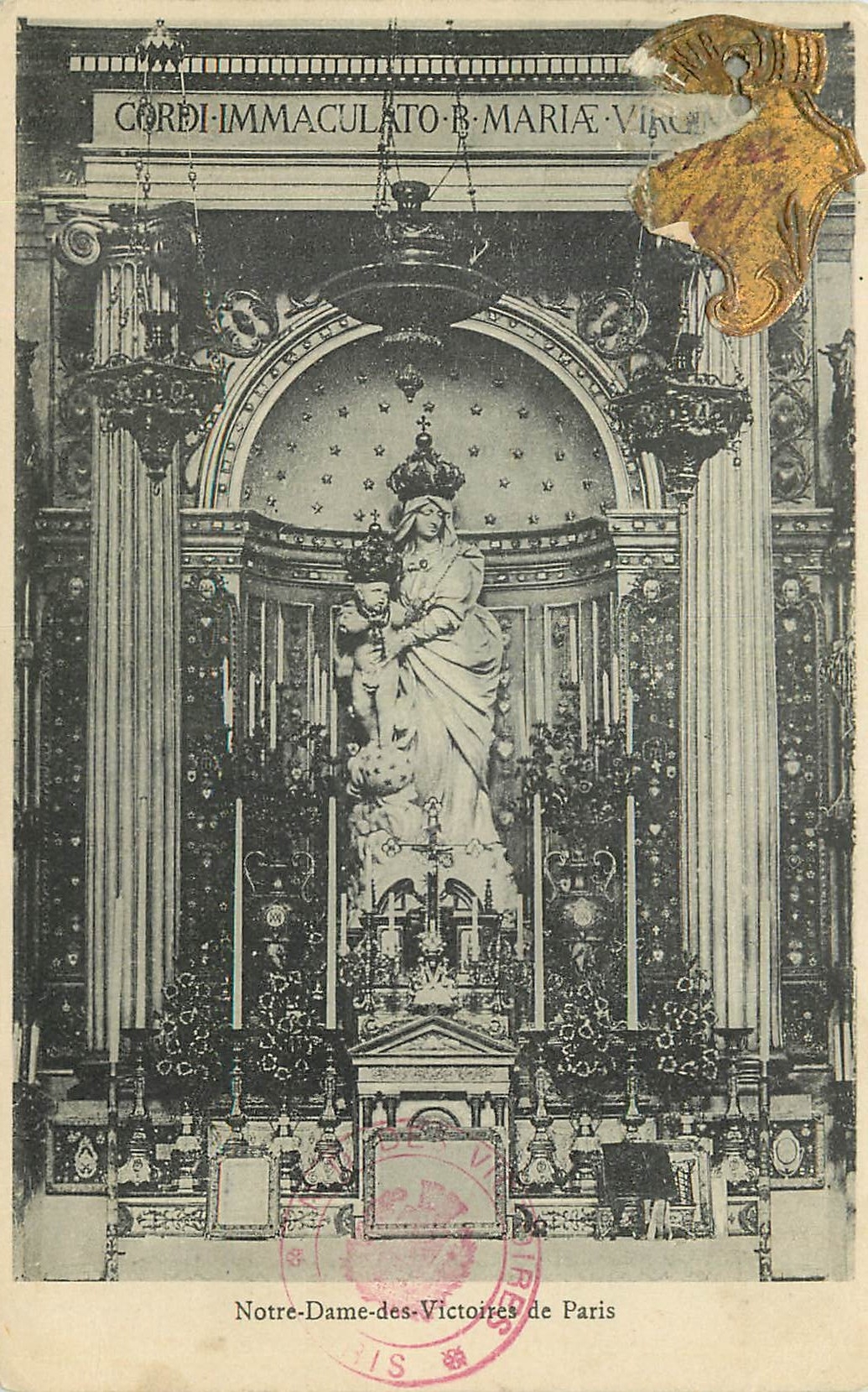 CPA Notre Dame des Victoires de Paris 