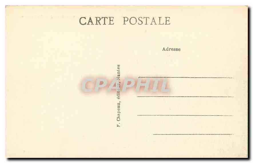 CPA Nantes Entree du Chateau des Ducs de Bretagne  — Rückseite
