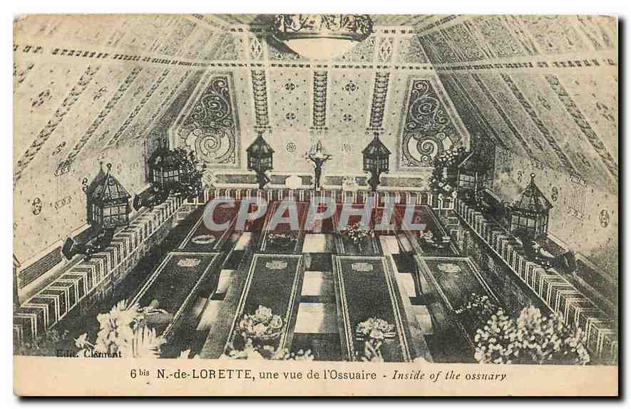 CPA N de Lorette une vue de l'Ossuaire 