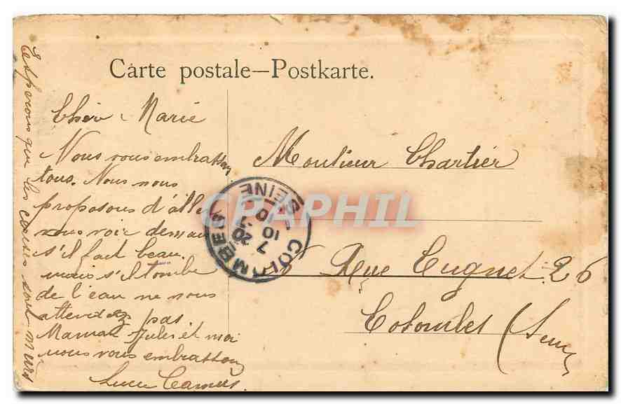 CPA Chaumiere — Back