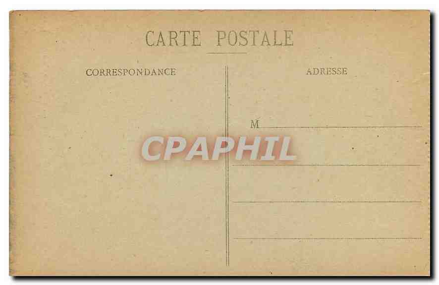 CPA Reims dans ses annees de bombardements Bombardement of Rheims  — Verso