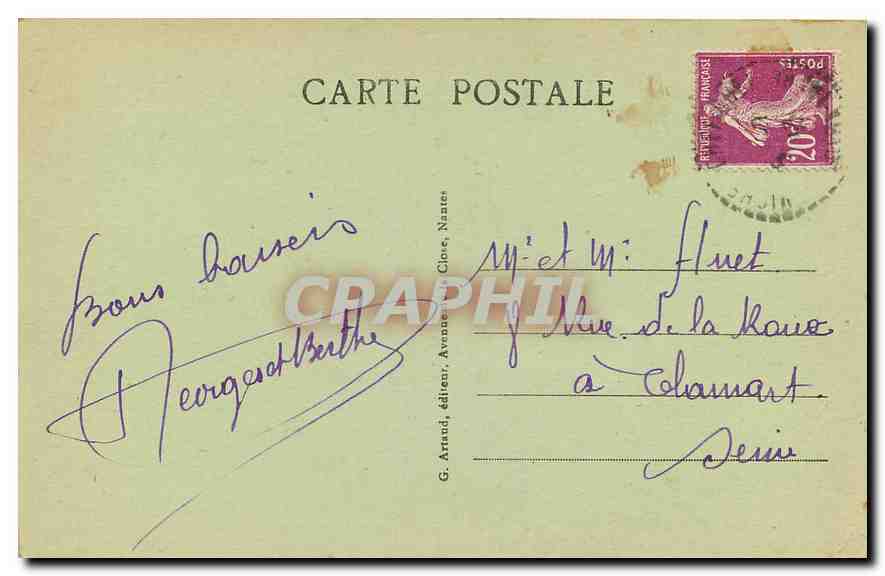 CPA Saint Michel Chef Chef L I Plage de Compierge  — Rückseite