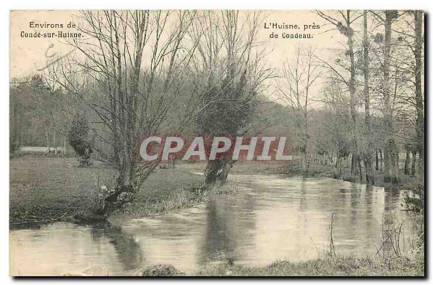 CPA Environs de Conde sur Huisne l'Huisne pres de Condeau 