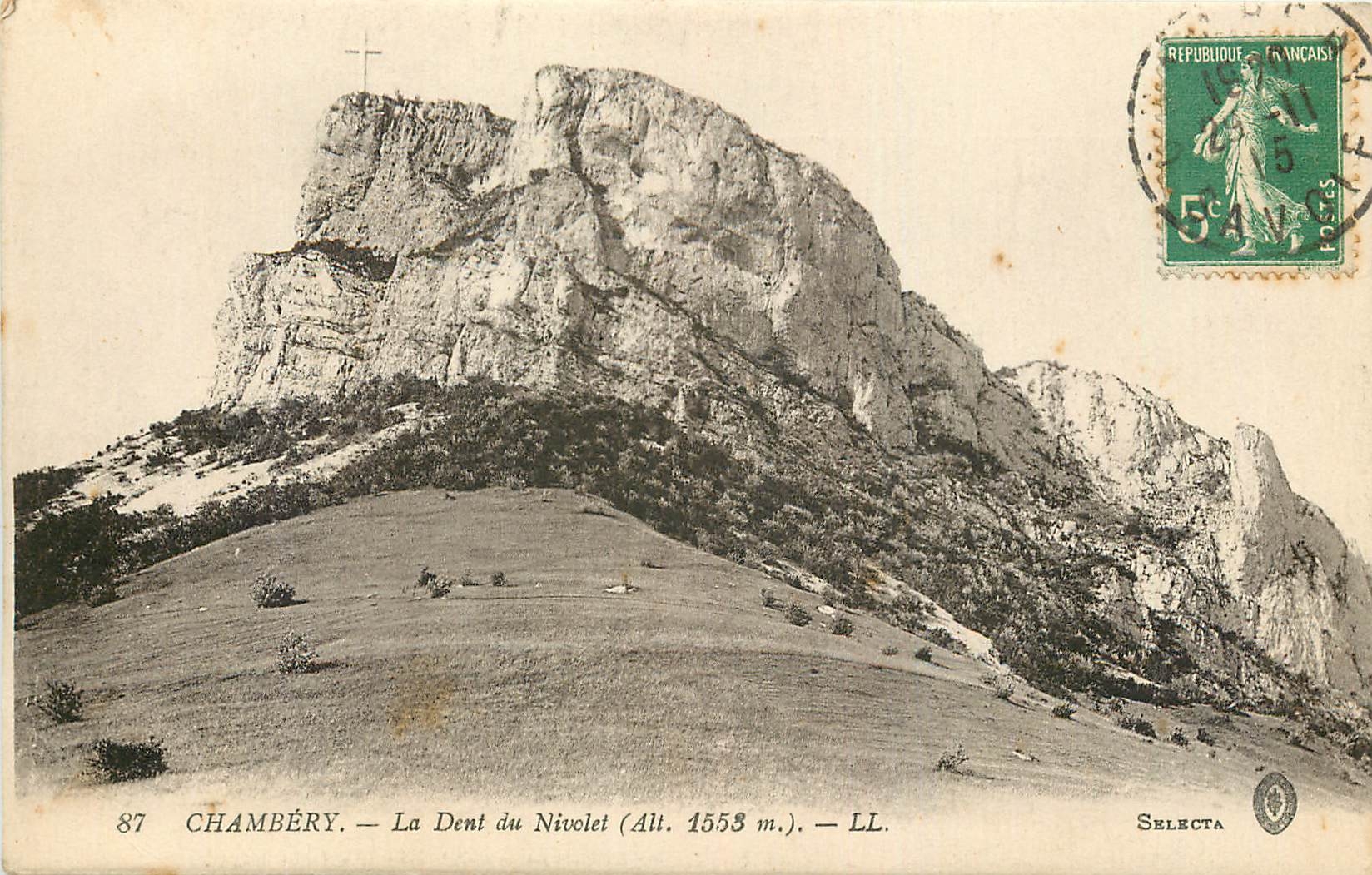 CPA Chambery La Dent du Nivolet 
