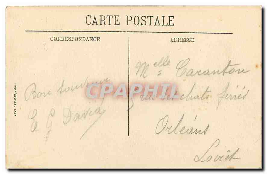 CPA Chambery La Dent du Nivolet  — Rückseite