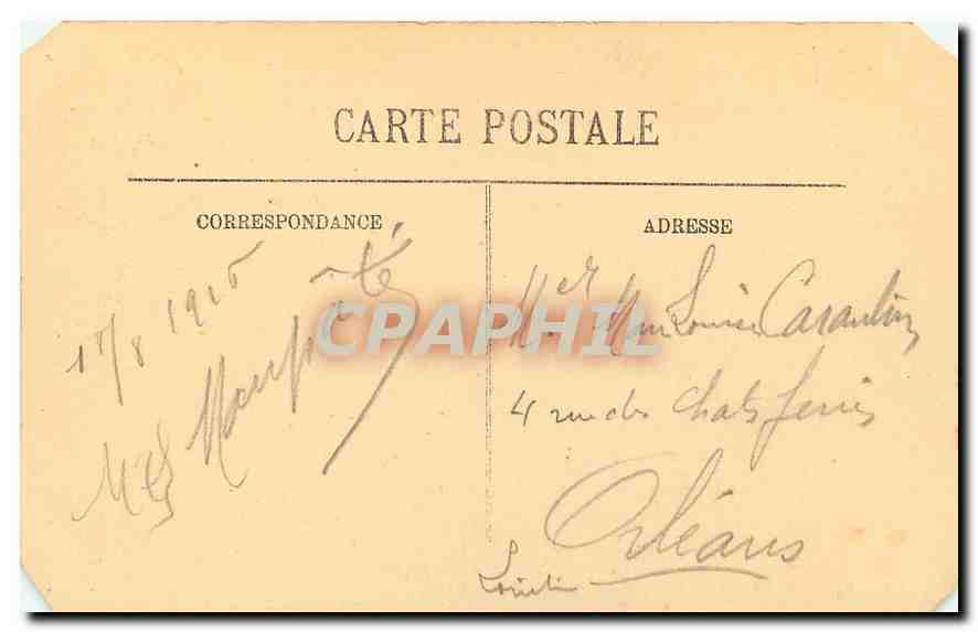 CPA Aix les Bains Vue generale et la Dent du Chat  — Rückseite