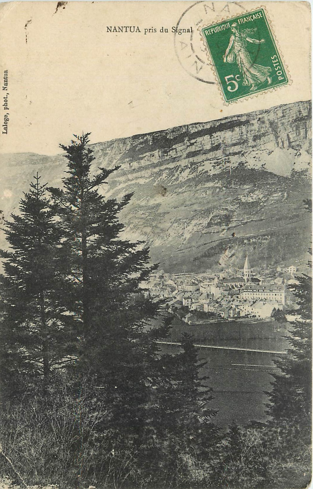 CPA Nantua pris du Signal 