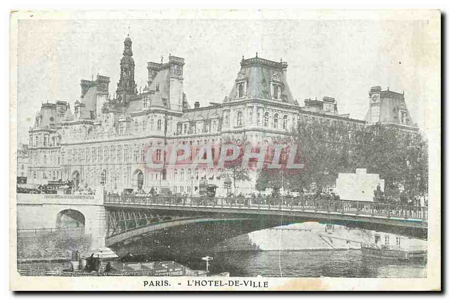 CPA Paris l'Hotel de Ville 