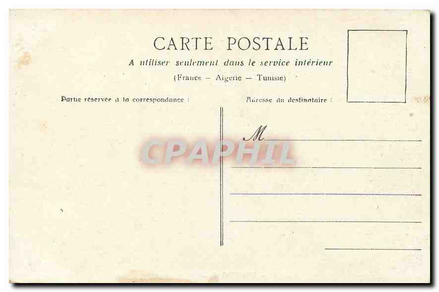 CPA Paris l'Hotel de Ville  — Rückseite