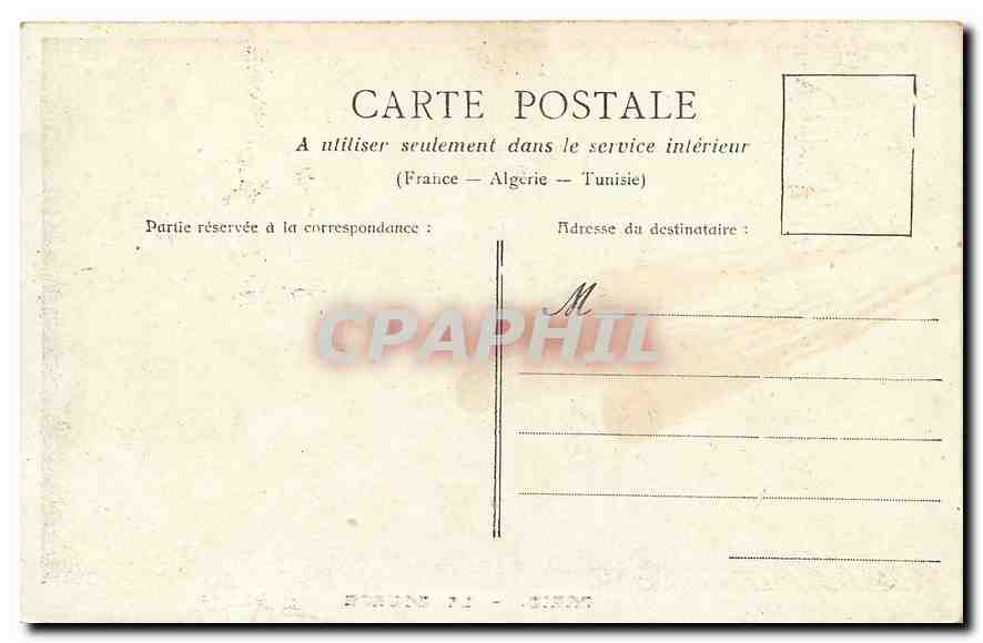 CPA Paris La Bourse  — Rückseite