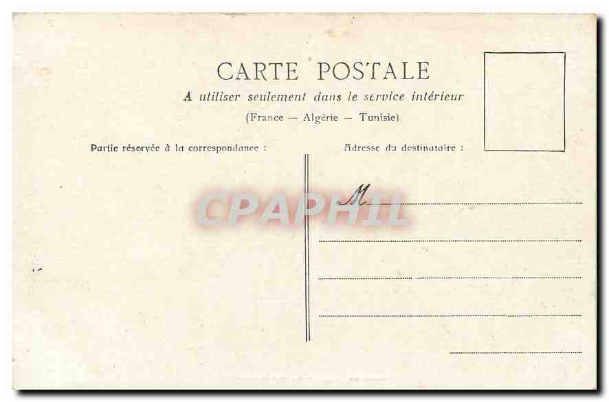 CPA Paris La Carousel  — Rückseite