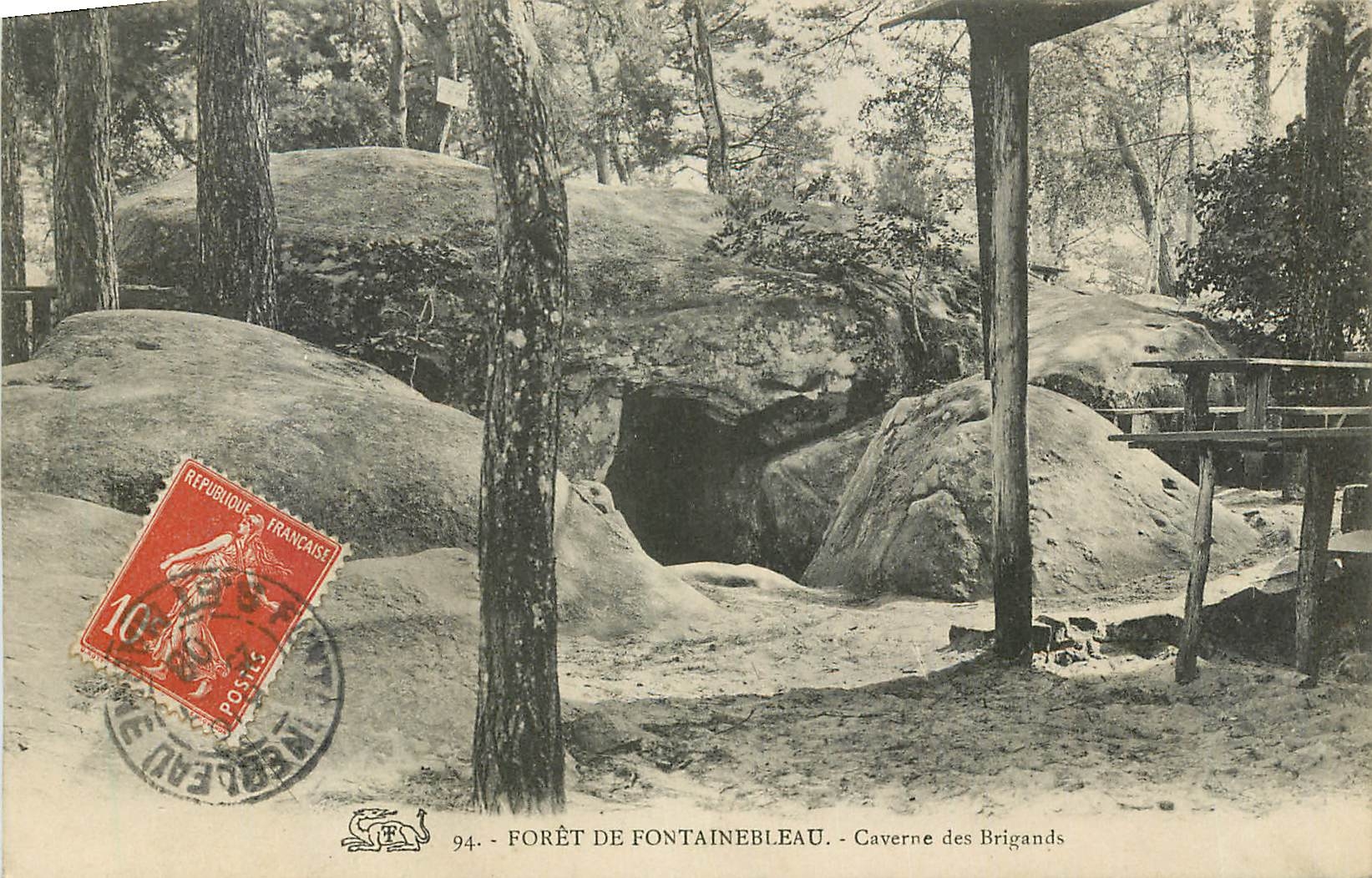 Forêt de Fontainebleau — Caverne des Brigands — Éditeur non identifié, n° 94