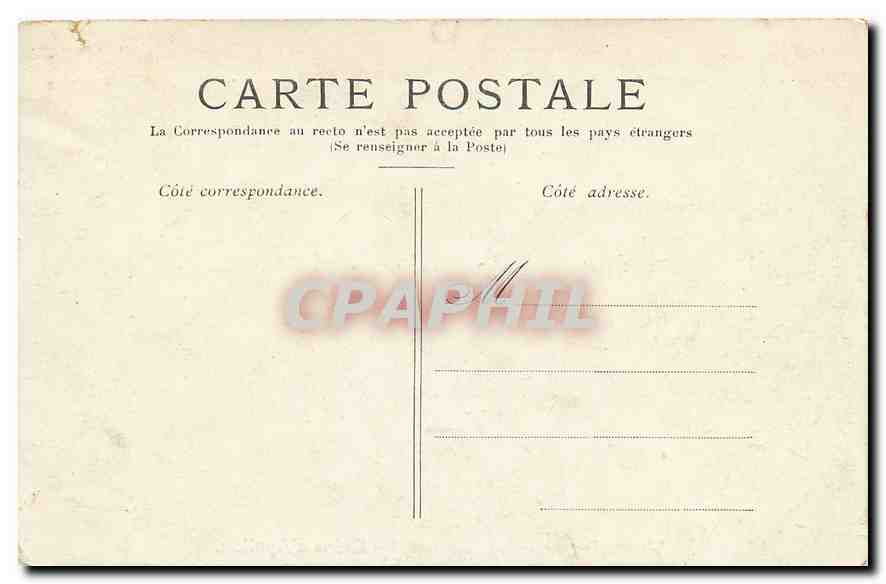 CPA Versailles Le Bosquet des Bains d'Apollon  — Verso