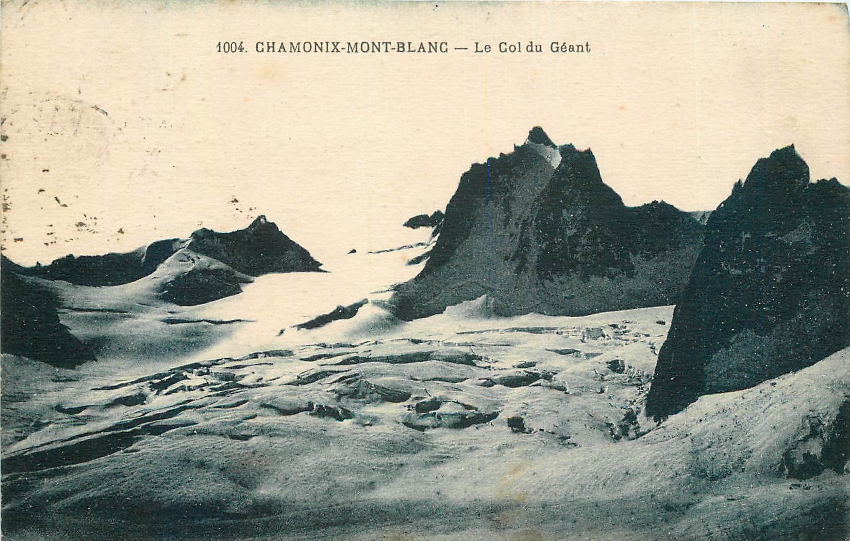 CPA Chamonix Mont Blanc Le Col du Geant 