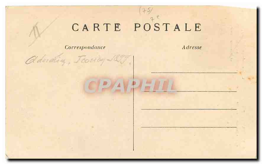 CPA Paris Eglise Sainte Clotilde  — Rückseite