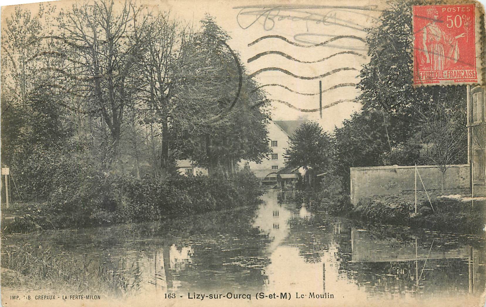 CPA Lizy sur Ourcq S et M Le Moulin 