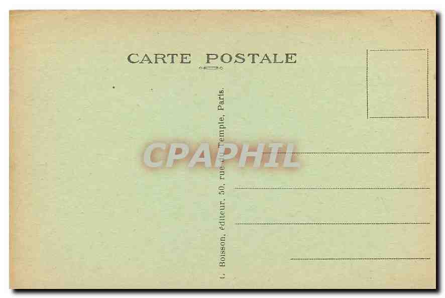 CPA Paris Palais des Archives Nationales Cour interieure  — Rückseite