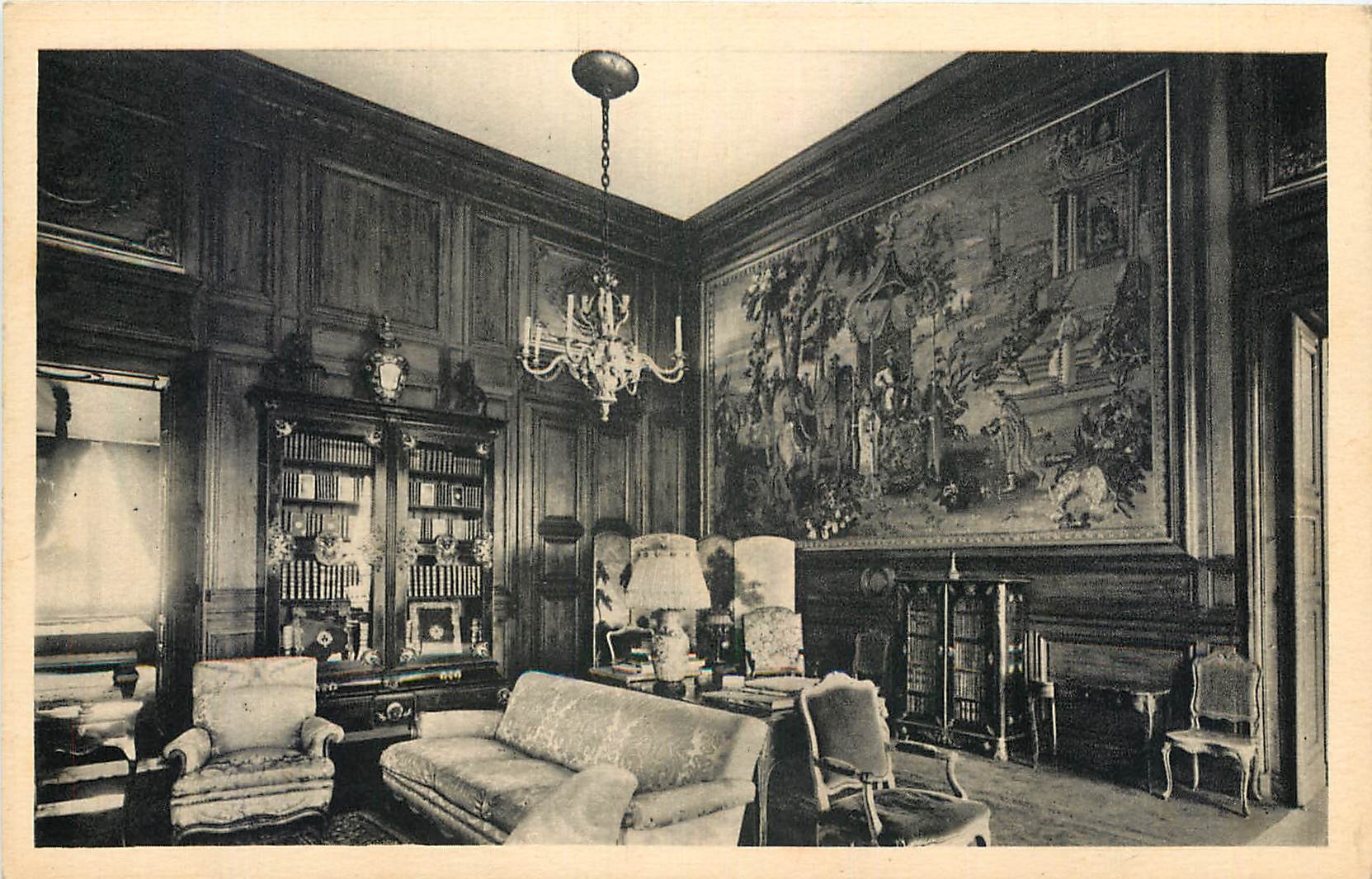 CPA Chateau de Champs S et M Cabinet de Travail 
