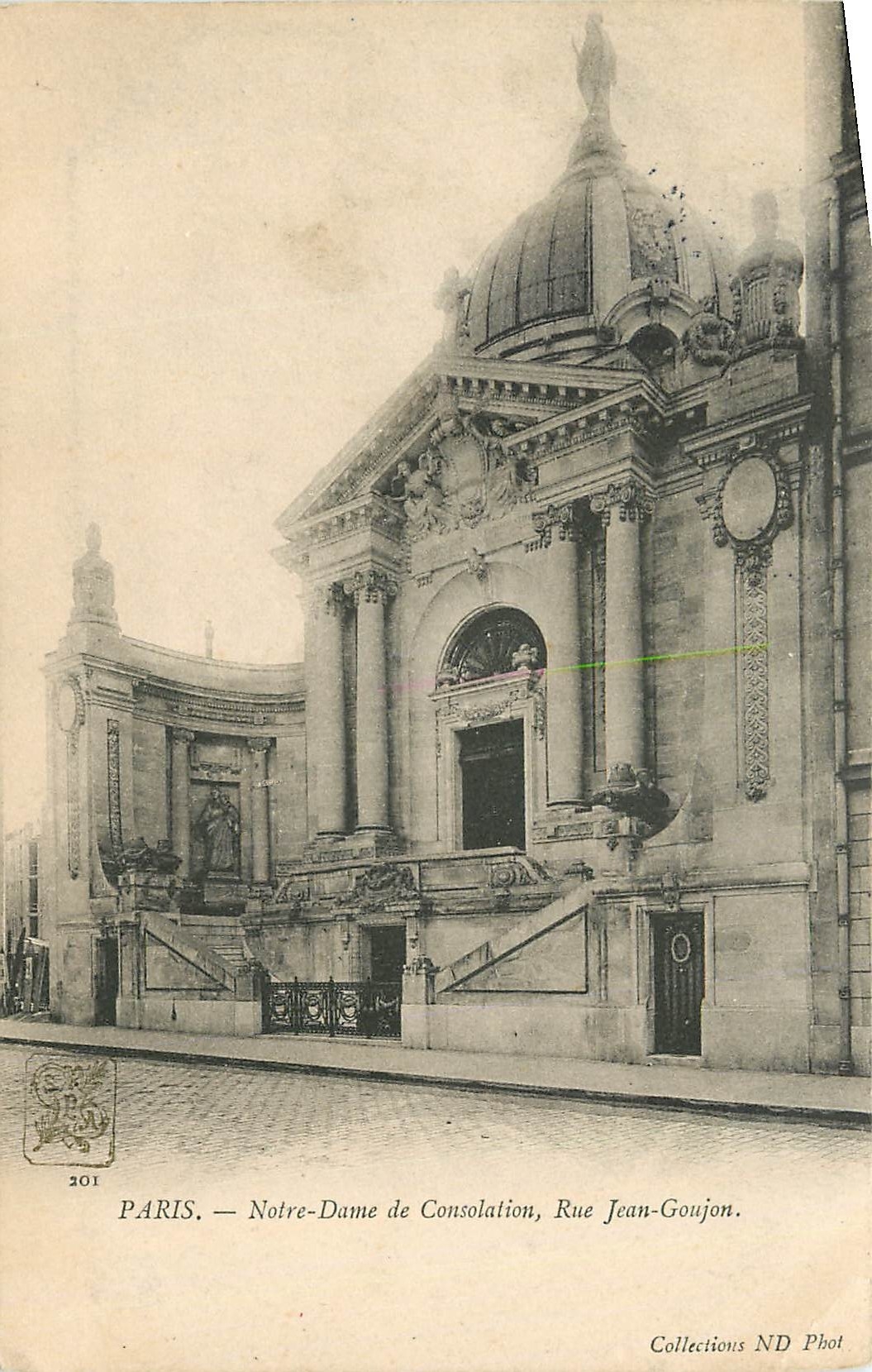 CPA Paris Notre Dame de Consolation Rue Jean Goujon 
