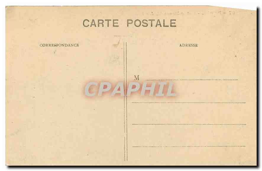 CPA Paris Notre Dame L'Abside  — Verso