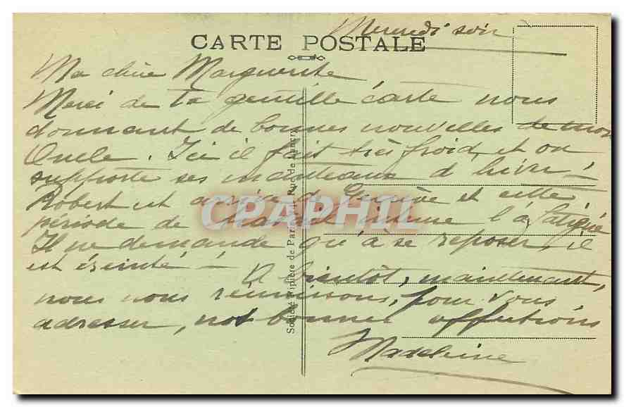 CPA Paris La Fontaine Carpeaux Jardin du Luxembourg  — Rückseite