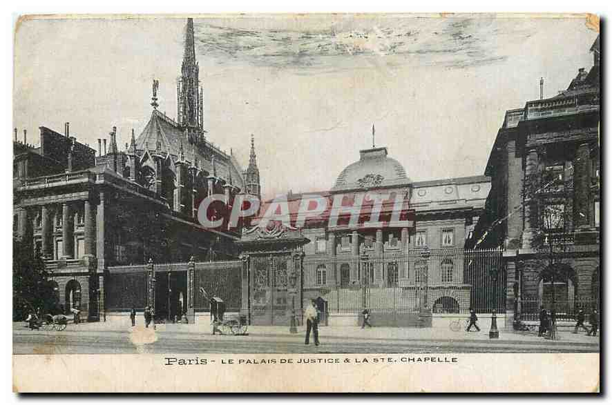 CPA Paris Le Palais de Justice & la Sainte Chapelle 