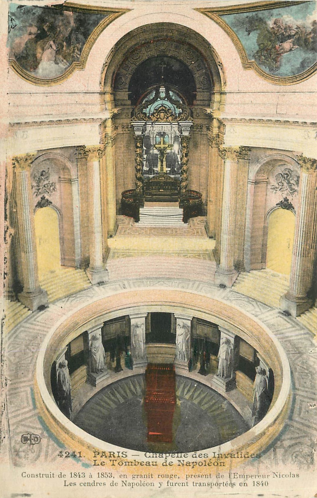CPA Paris Chapelle des Invalides Le Tombeau de Napoleon 