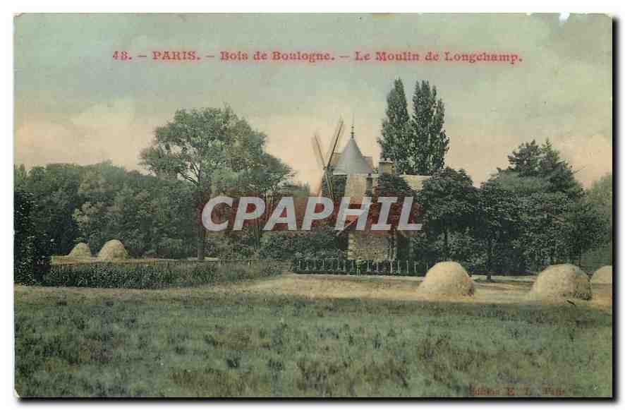 CPA Paris Bois de Boulogne Le Moulin de Longchamp 