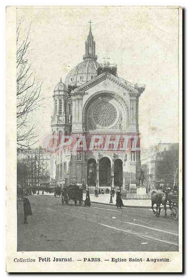 CPA Collection Petit Journal Paris Eglise Saint Augustin 