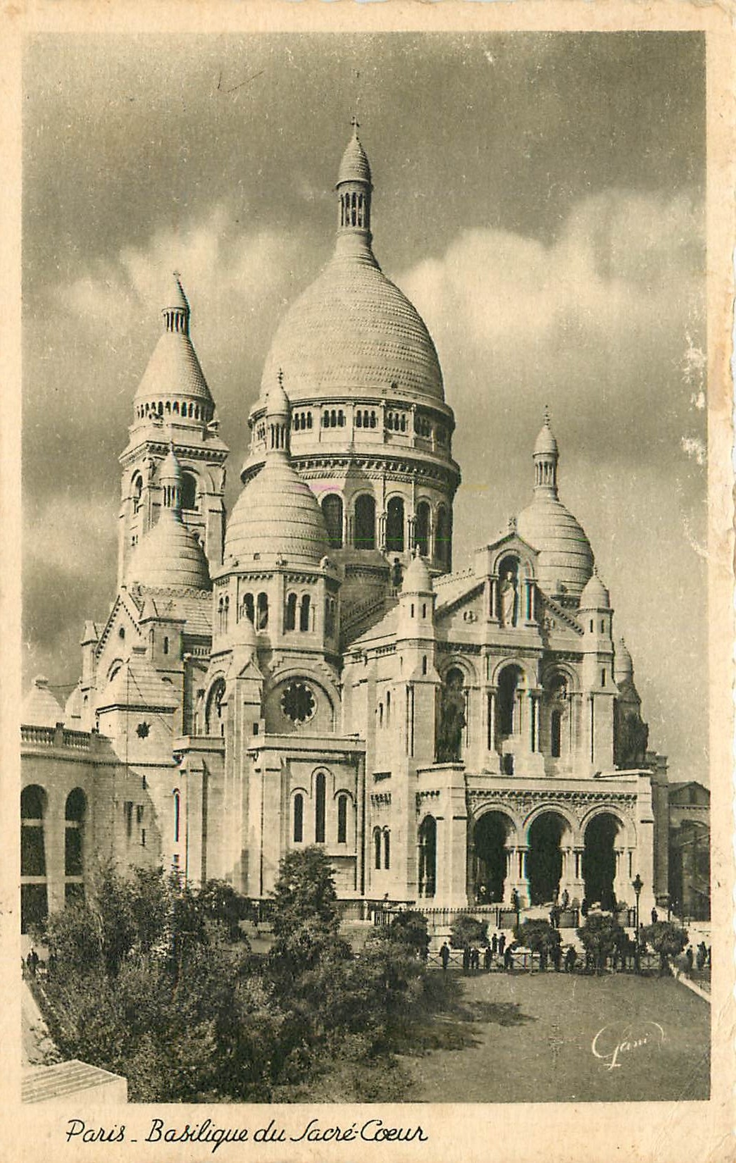 CPA Paris Basilique du Sacre Coeur 