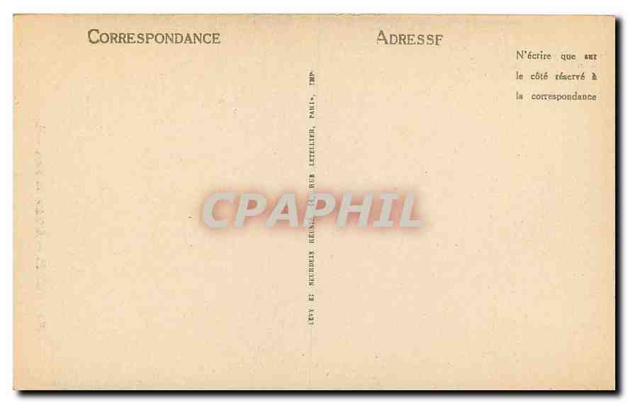CPA Paris l'Hotel de Sens  — Rückseite