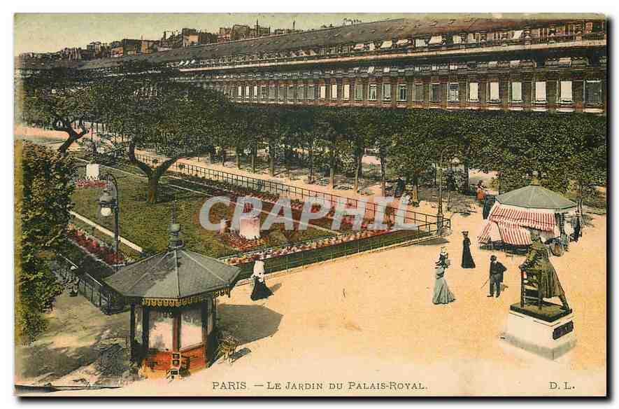 CPA Paris Le Jardin du Palais Royal 