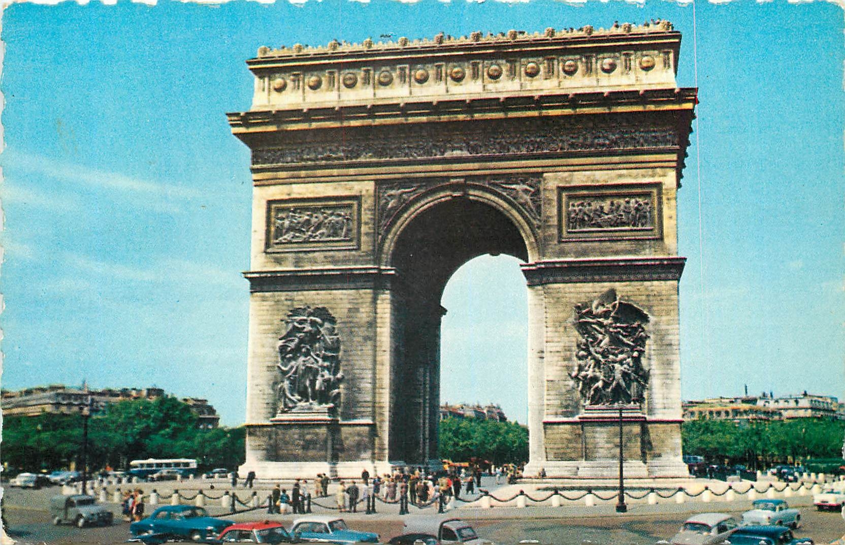 CPA Paris L'Arc de Triomphe de l'Etoile 