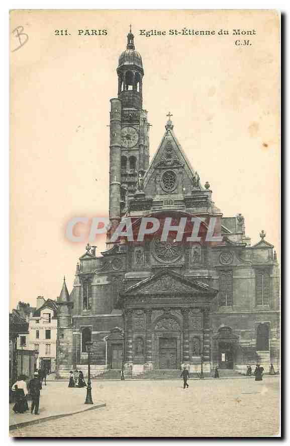 CPA Paris Eglise St Etienne du Mont 