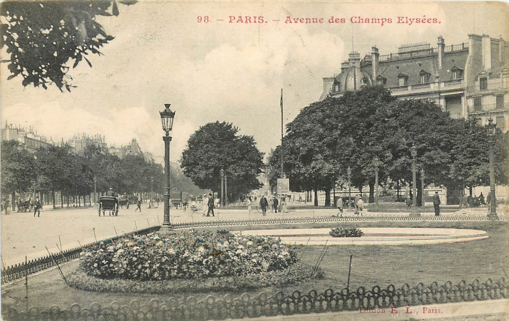 CPA Paris Avenue des Champs Elysees 